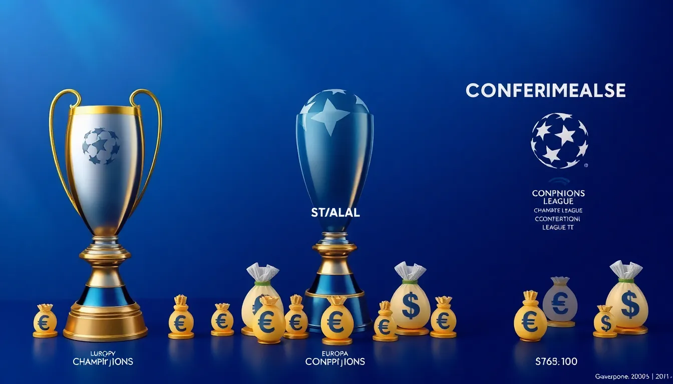 프리미어 리그 클럽은 UEFA로부터 큰 돈을 벌어들인다
