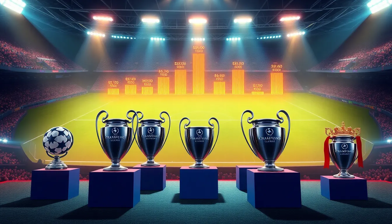 프리미어 리그 클럽은 UEFA로부터 큰 돈을 벌어들인다