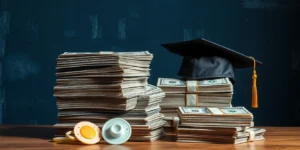 Child care for many families in Missouri and Kansas is more expensive than in-state college tuition.png AI generated image using Flux AI