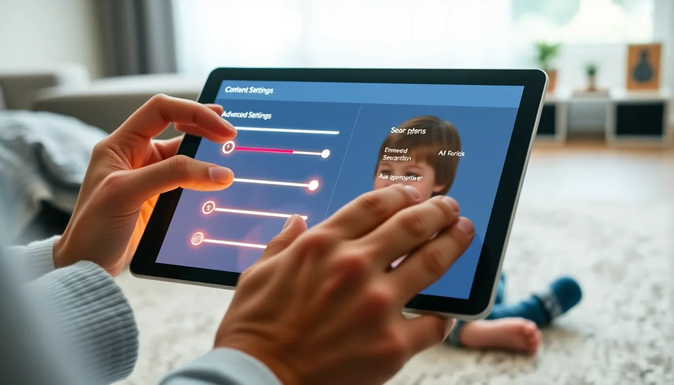 how to set up child safety features on YouTube Kids