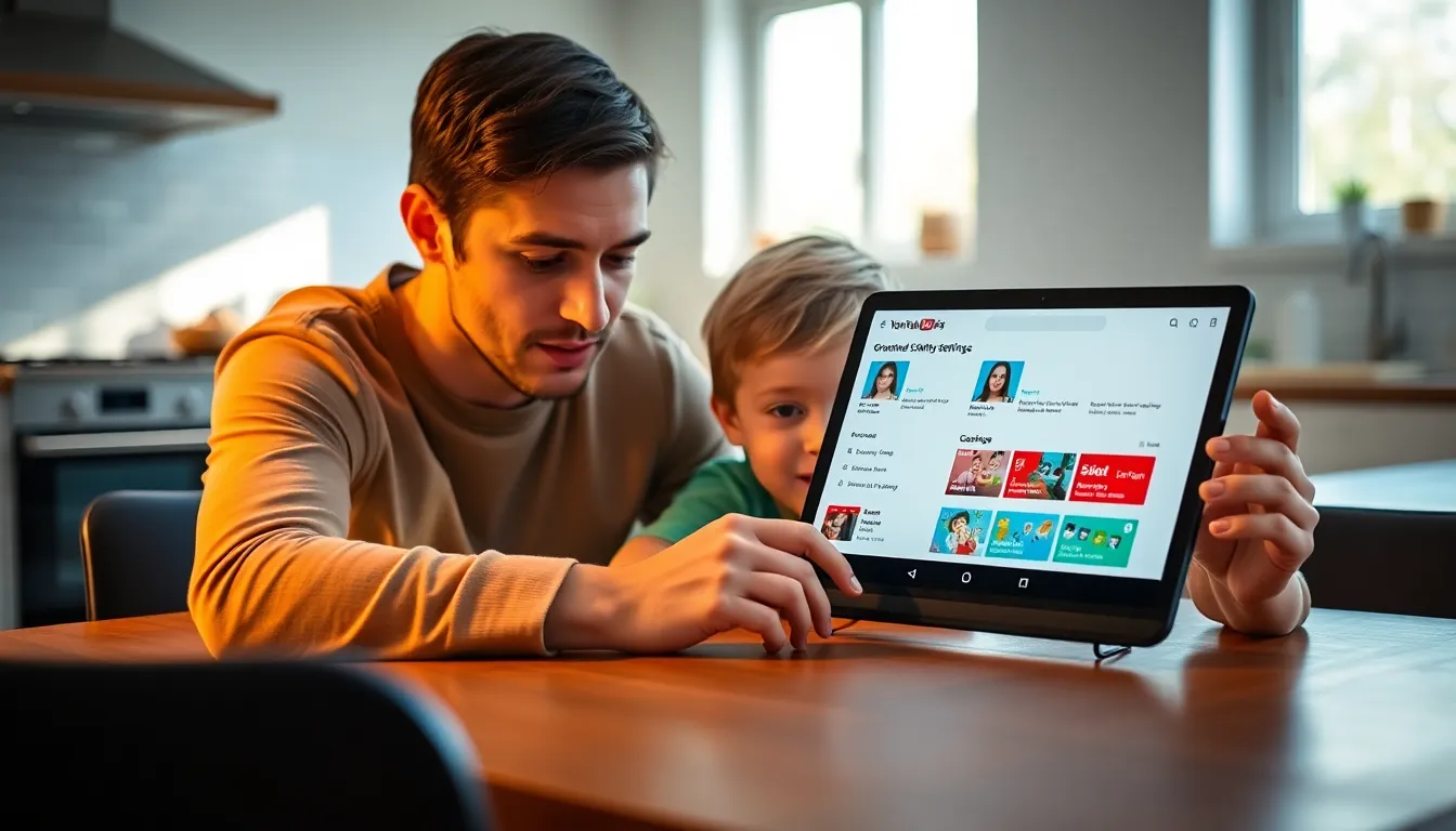 how to set up child safety features on YouTube Kids
