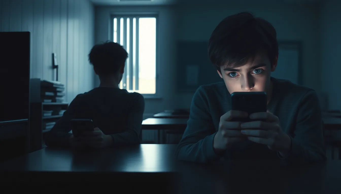 signs of cyberbullying in middle schoolers