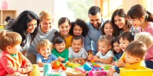 Homeschool Co-op for Preschoolers.png AI generated image using Flux AI