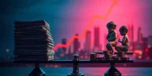 I'm a stay-at-home dad and we're struggling on my wife's $85K salary. Should I return to work and pay for day care?.png AI generated image using Flux AI