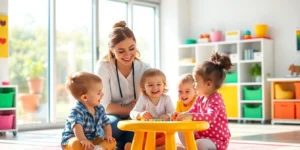 Infant-Toddler Ratios in Quality Daycare.png AI generated image using Flux AI