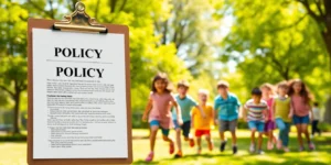 Outdoor Play Policy in ECE.png AI generated image using Flux AI